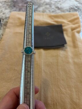 Gorgeous Kendra Scott 925 turquoise ring sz 8